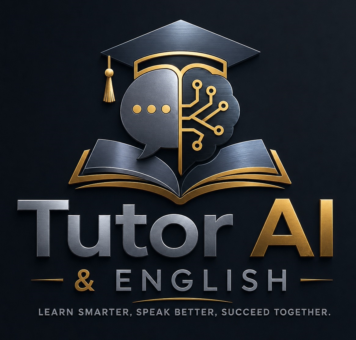Tutor AI and English logo