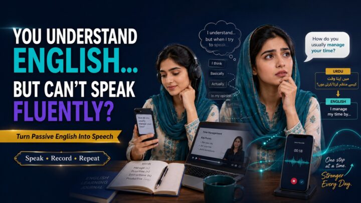 Why You Understand English but Cannot Speak Fluently